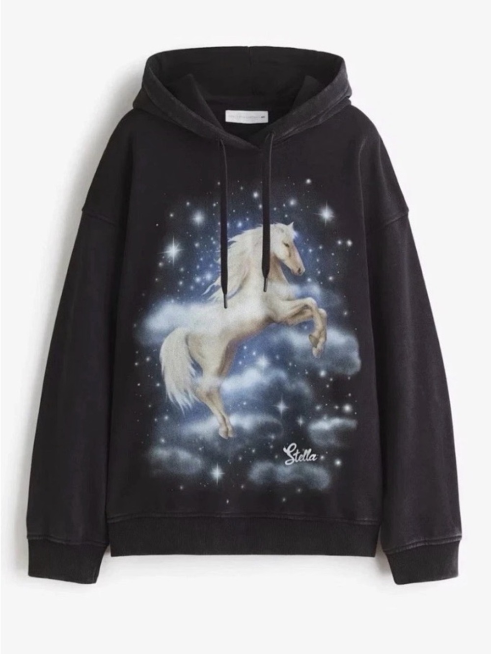 Stella McCartney x H&M printed cotton hoodie